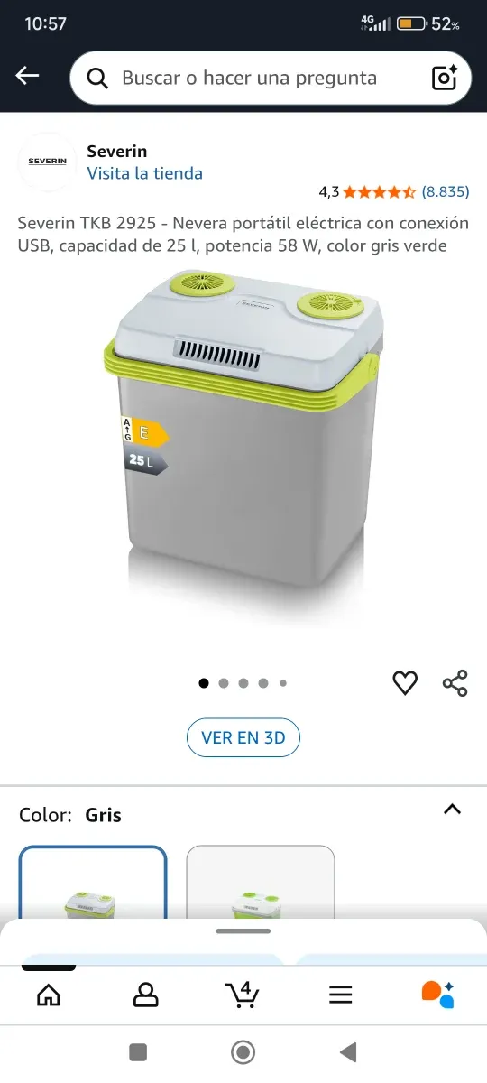 Frigorifero portatile USB per auto