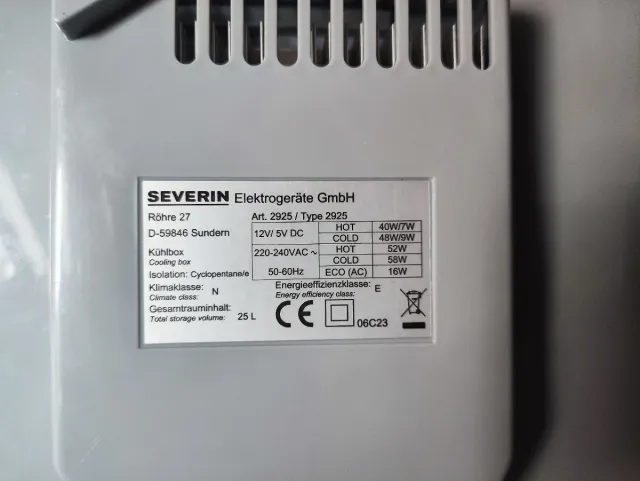 Frigorifero portatile USB per auto