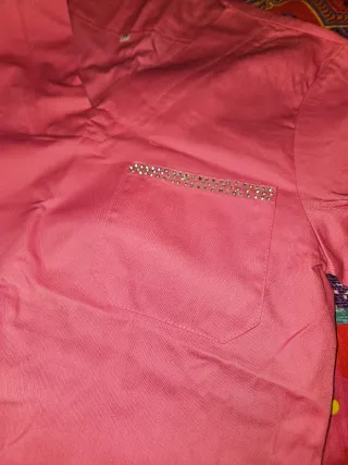 Uniforme estética rosa Talla 36 XS