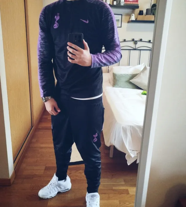 Chándal Tottenham Nike Talla L Negro/Morado
