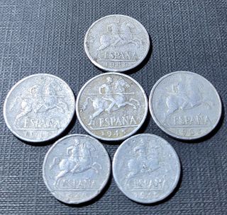 Monedas de España - Lote de 6