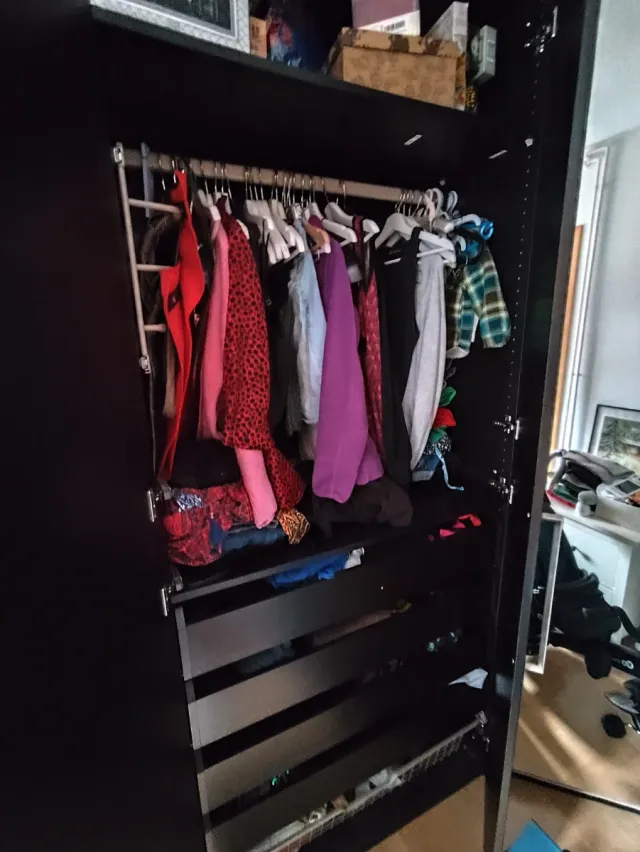 Armario PAX 100cm wengue