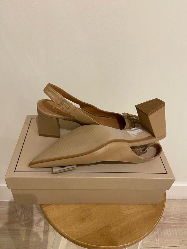 Zapatos slingback Latouche beige talla 36