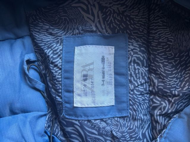Abrigo Zara Kids Azul