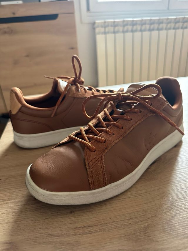 Zapatillas Lacoste Marrones Talla 40.5