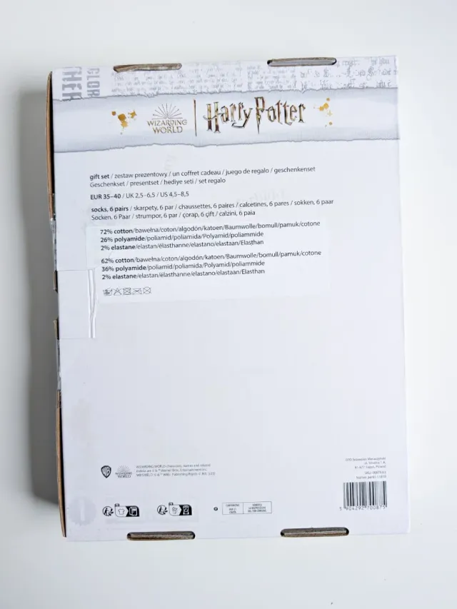Pack 6 calcetines Harry Potter