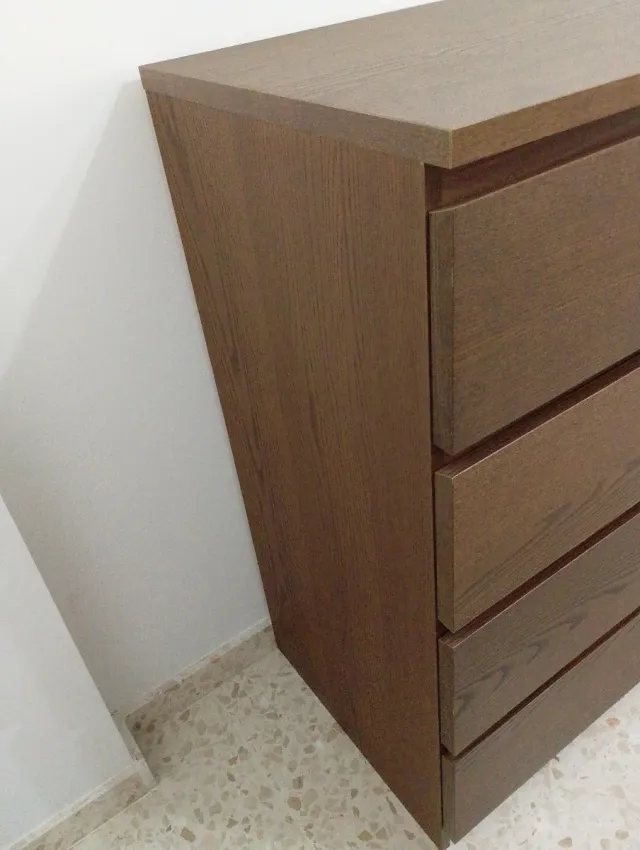 Cajonera de madera 4 cajones
