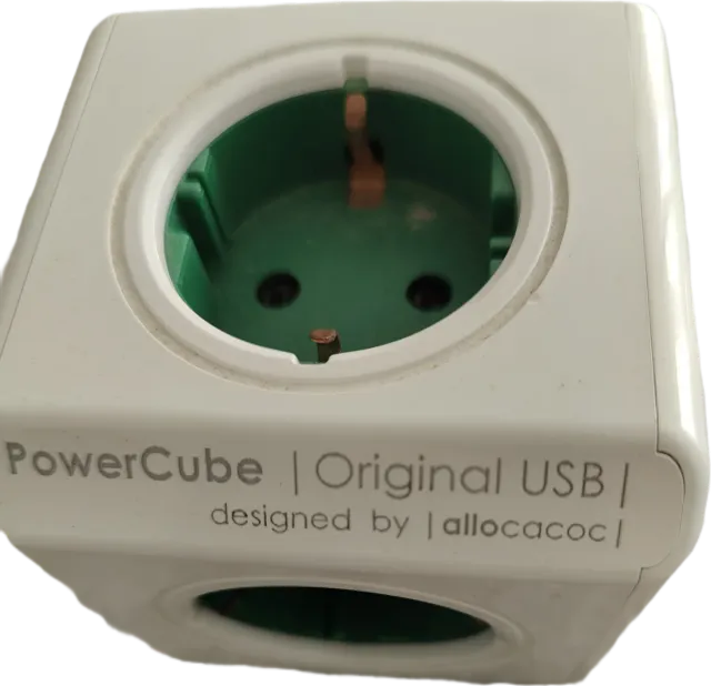 Ladron 4 enchufes + 2 USB