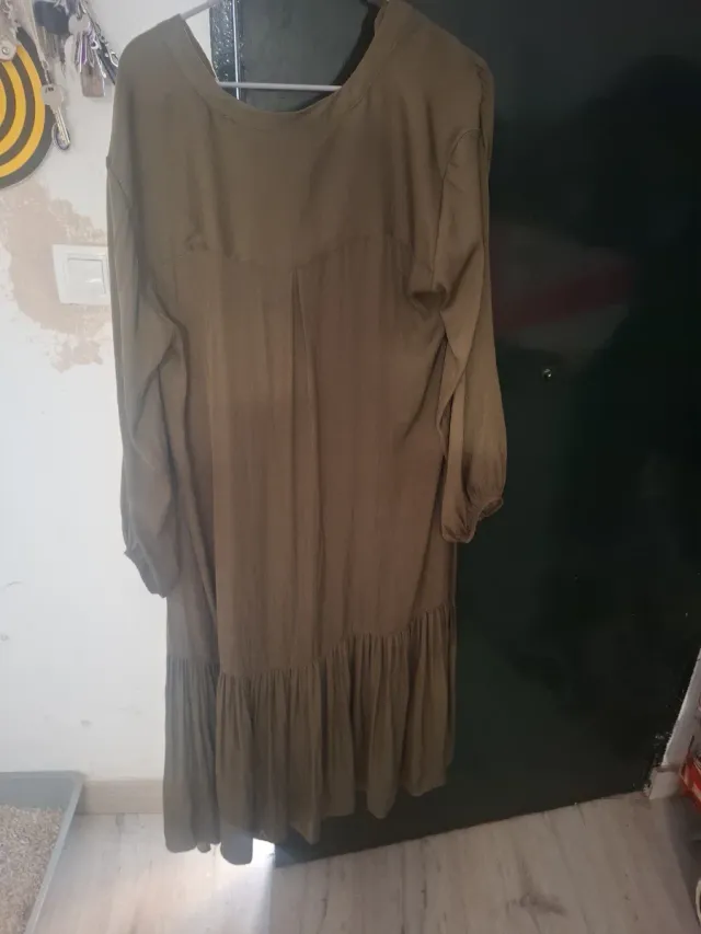 Vestido verde mujer talla única