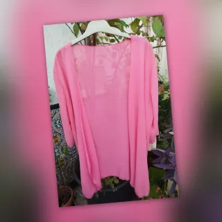 Kimono Rosa Transparente