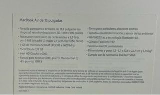 MacBook Air Súper cuidado + funda regalo