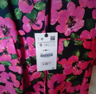 Vestido blazer Zara estampado floral Talla S