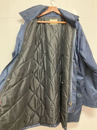 Abrigo Parka Hombre Azul Marino Talla XL