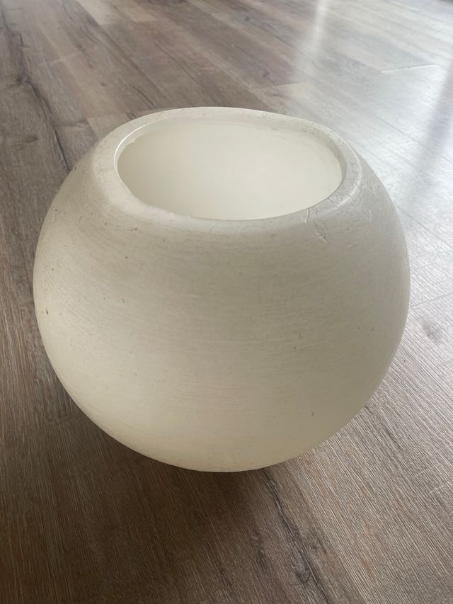 Juego 2 velas esfera de 26cm alto x 26 cm ancho