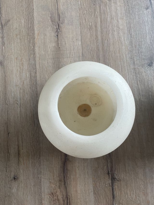 Juego 2 velas esfera de 26cm alto x 26 cm ancho