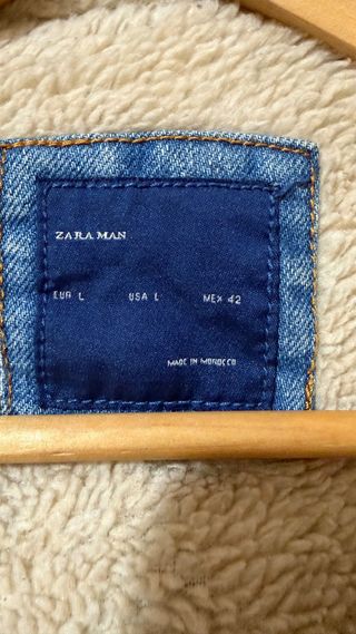 Chaqueta vaquera Zara con borrego