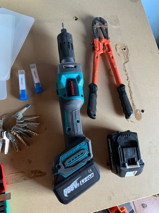 herramientas de cerrajero todo el conjunto