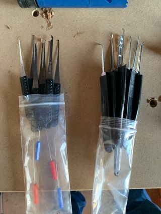 herramientas de cerrajero todo el conjunto