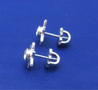 Pendientes Moissanitas Diseño Estrella