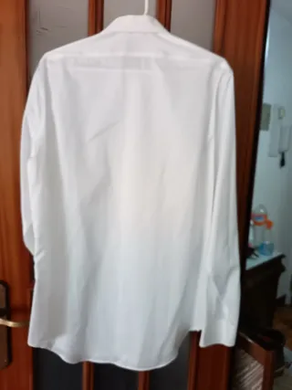 Camisa de vestir Calvin Klein blanca talla M
