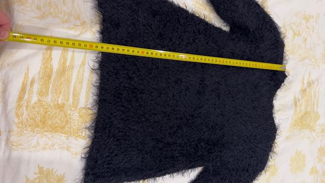 Jersey niña suave negro talla 8