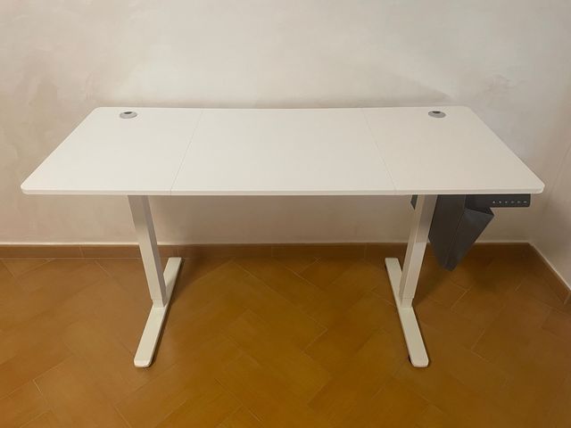 Escritorio blanco elevable
