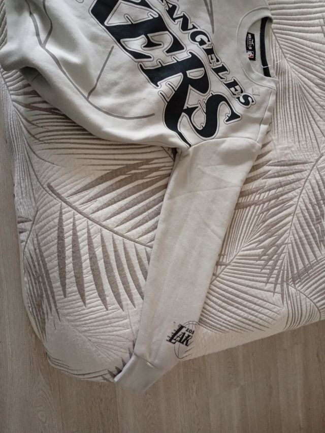 Sudadera Hollister Los Angeles Lakers Gris