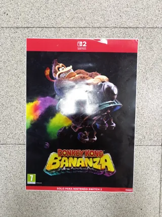 Pegatina Donkey Kong Bananza Nintendo Switch