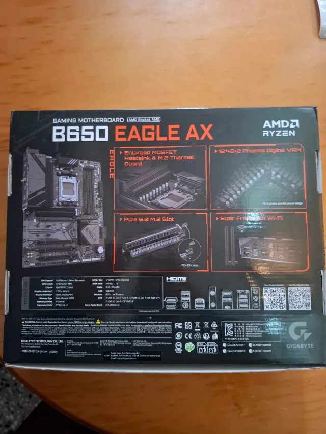 Placa Base Gigabyte B650 Eagle AX