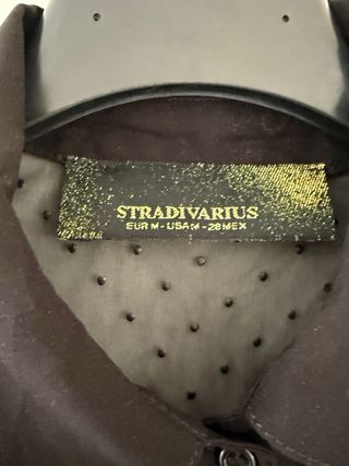 Camisa Stradivarius Transparente Lunares