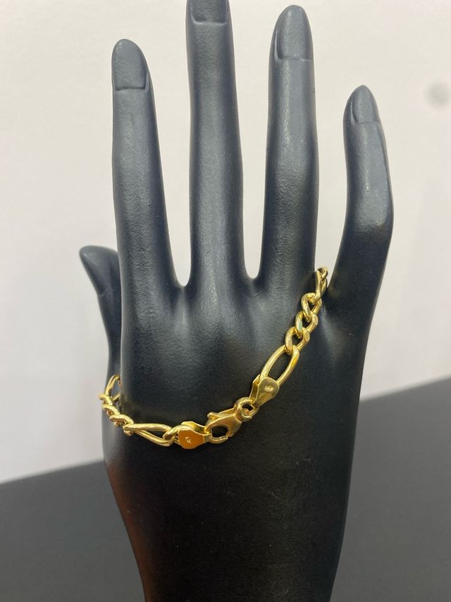 Pulsera esclava oro 18k para grabar