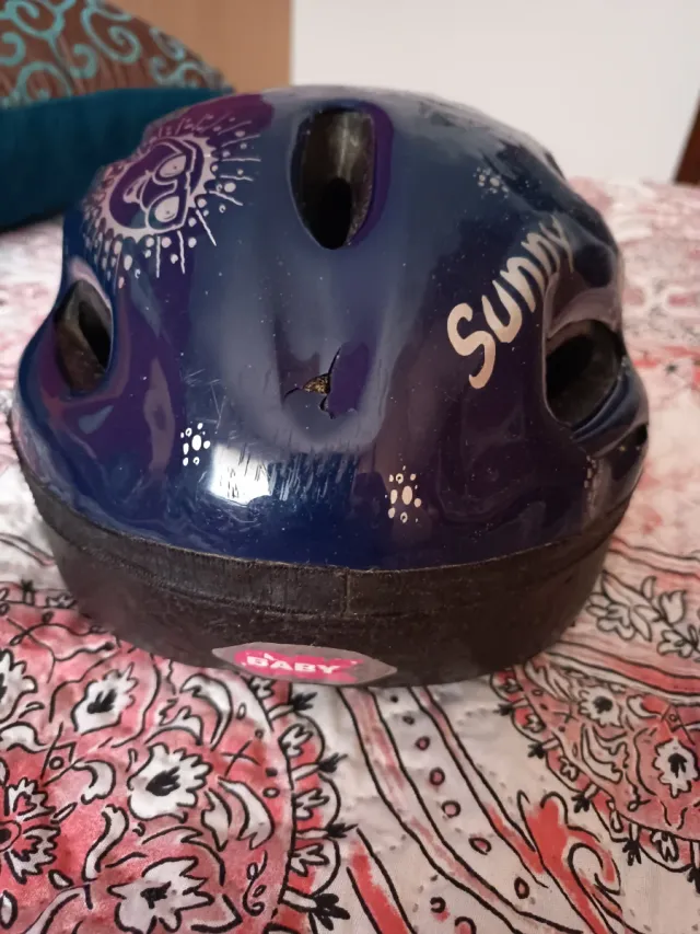 Casco bici infantil OK Baby azul
