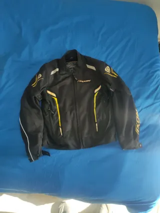 Chaqueta Moto Verano Hombre IXON Negra