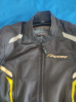 Chaqueta Moto Verano Hombre IXON Negra