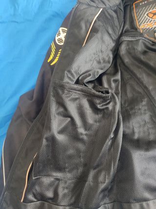 Chaqueta Moto Verano Hombre IXON Negra