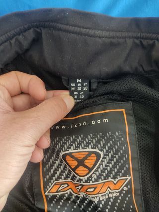 Chaqueta Moto Verano Hombre IXON Negra