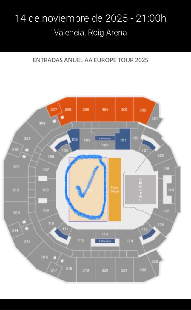 Anuel AA 14 Nov Valencia 2