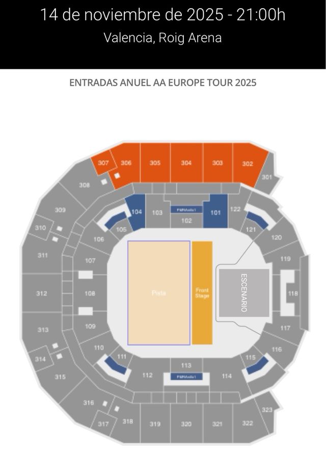 Anuel AA 14 Nov Valencia 2