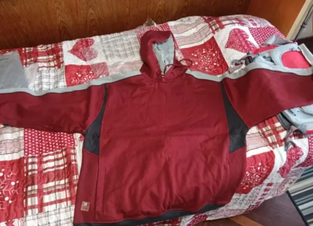 Sudadera Seat Gris y Roja