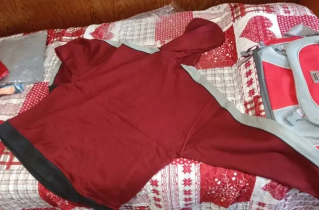 Sudadera Seat Gris y Roja