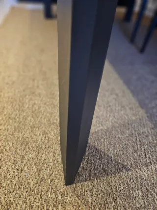 Mesa Comedor Extensible. Cristal + madera roble