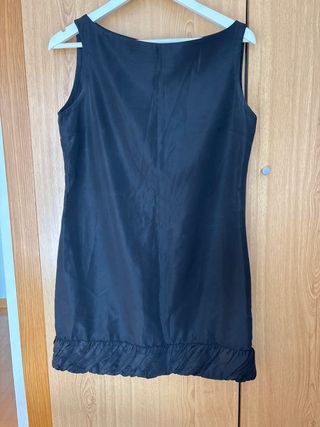 Vestido Negro Zara Talla L