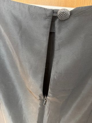 Vestido Negro Zara Talla L