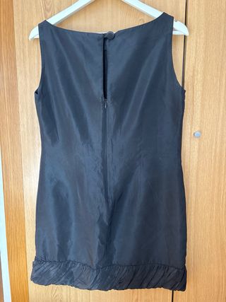 Vestido Negro Zara Talla L