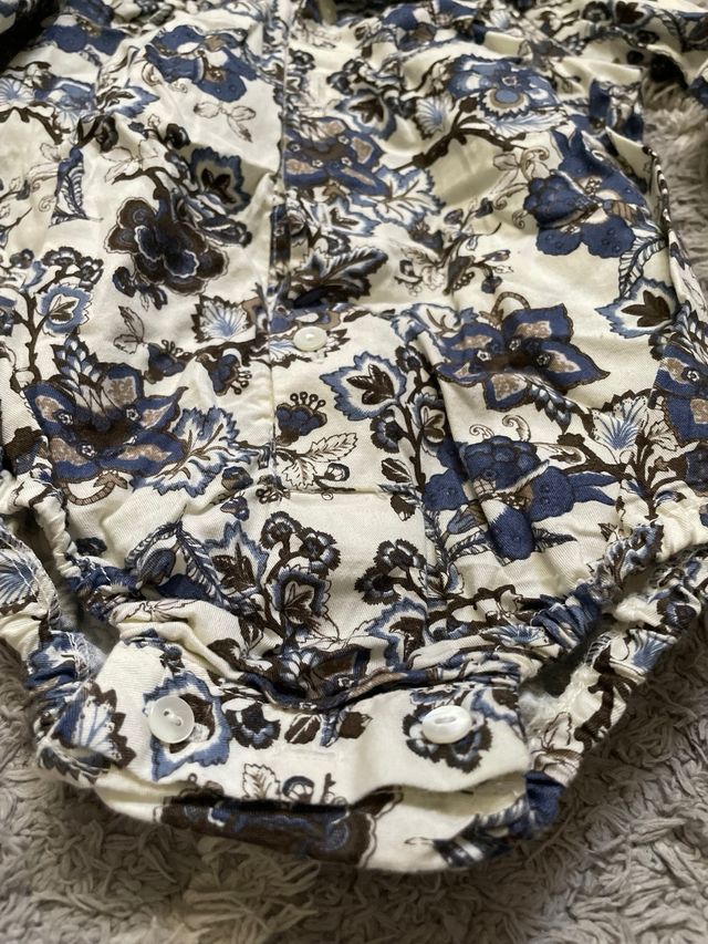 Patricia Mendiluce ranita pelele Flores 6-9 meses