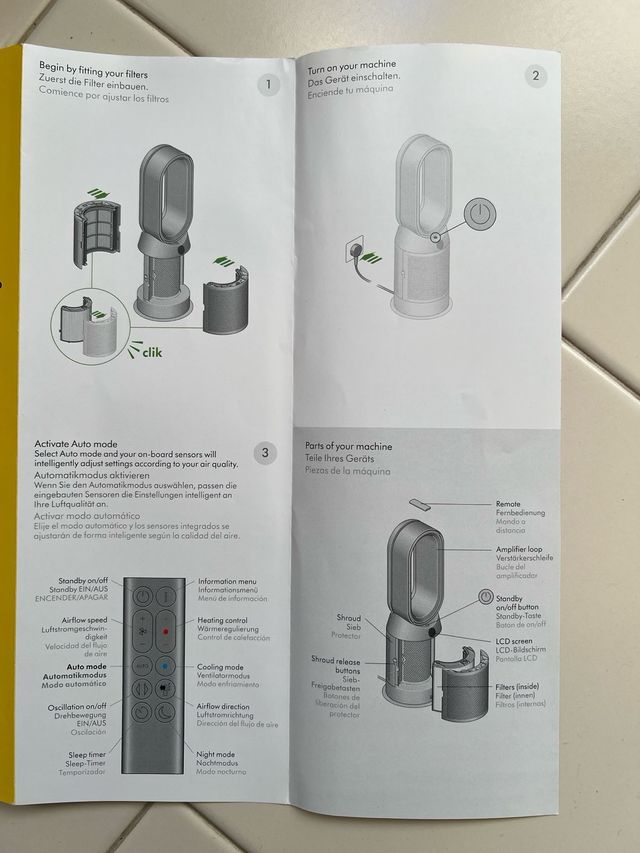 Dyson Hot+Cool Purificatore Termoventilatore