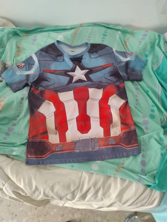 Camiseta Capitán América Talla Infantil