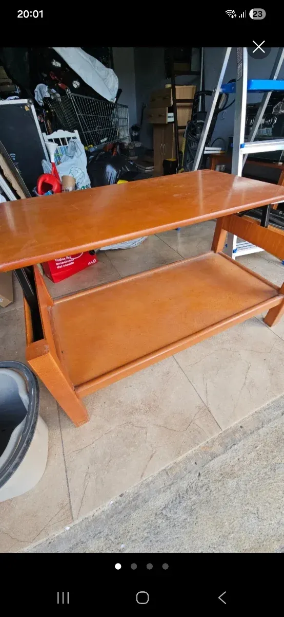 Mesa de madera extensible