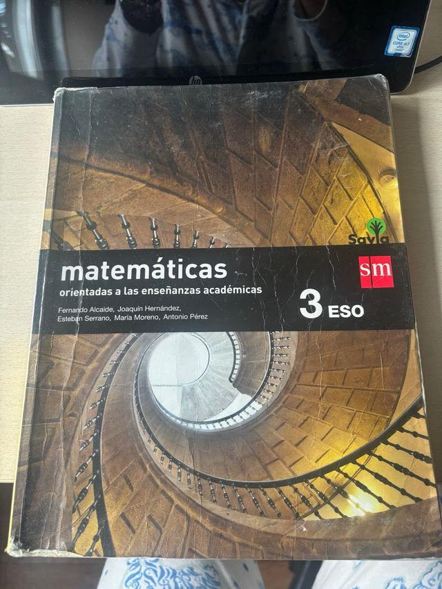 Matemáticas académicas 3 ESO SM