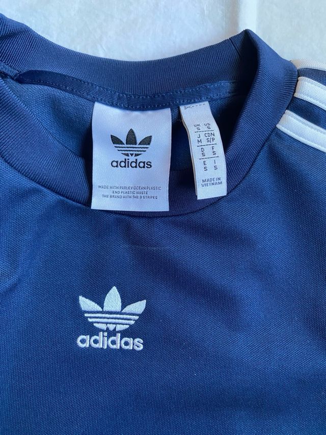 Set Adidas Vintage Donna/Uomo Blu/Bianco